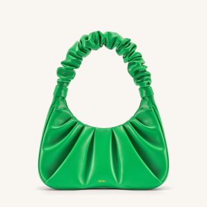 Gabbi Ruched Hobo Handbag - Grass Green - view 1