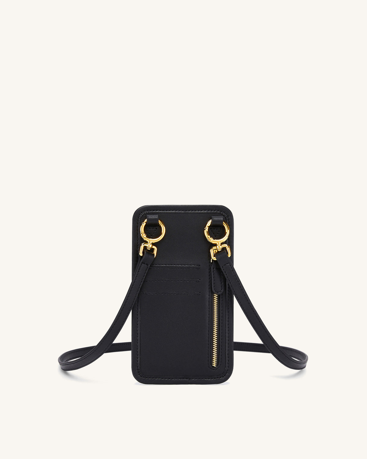 Aylin Canvas Phone Bag - Black - view 3