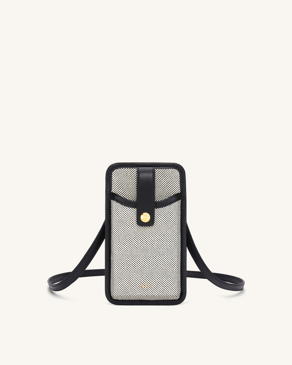 Aylin Canvas Phone Bag - Black - view 1