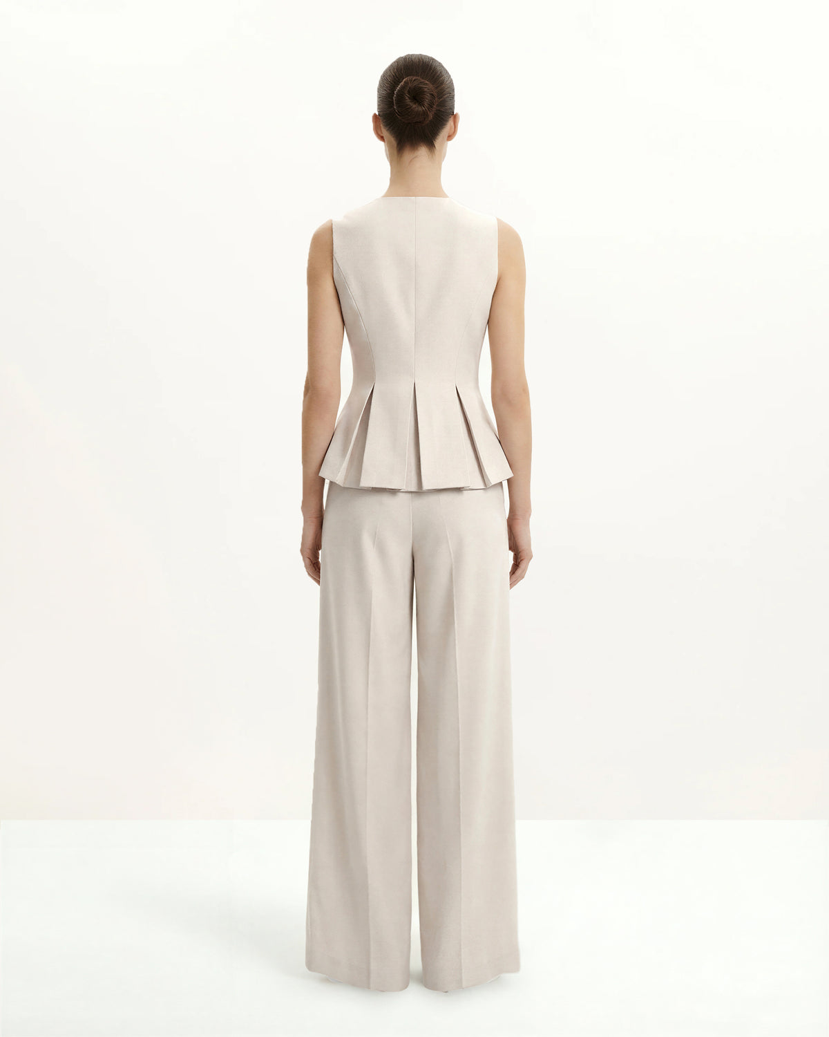 Structured Seam Round - Beige - view 3