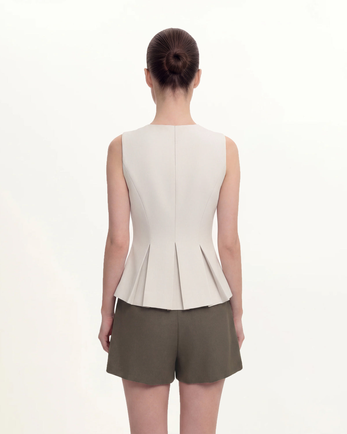 Structured Seam Round - Beige - view 5