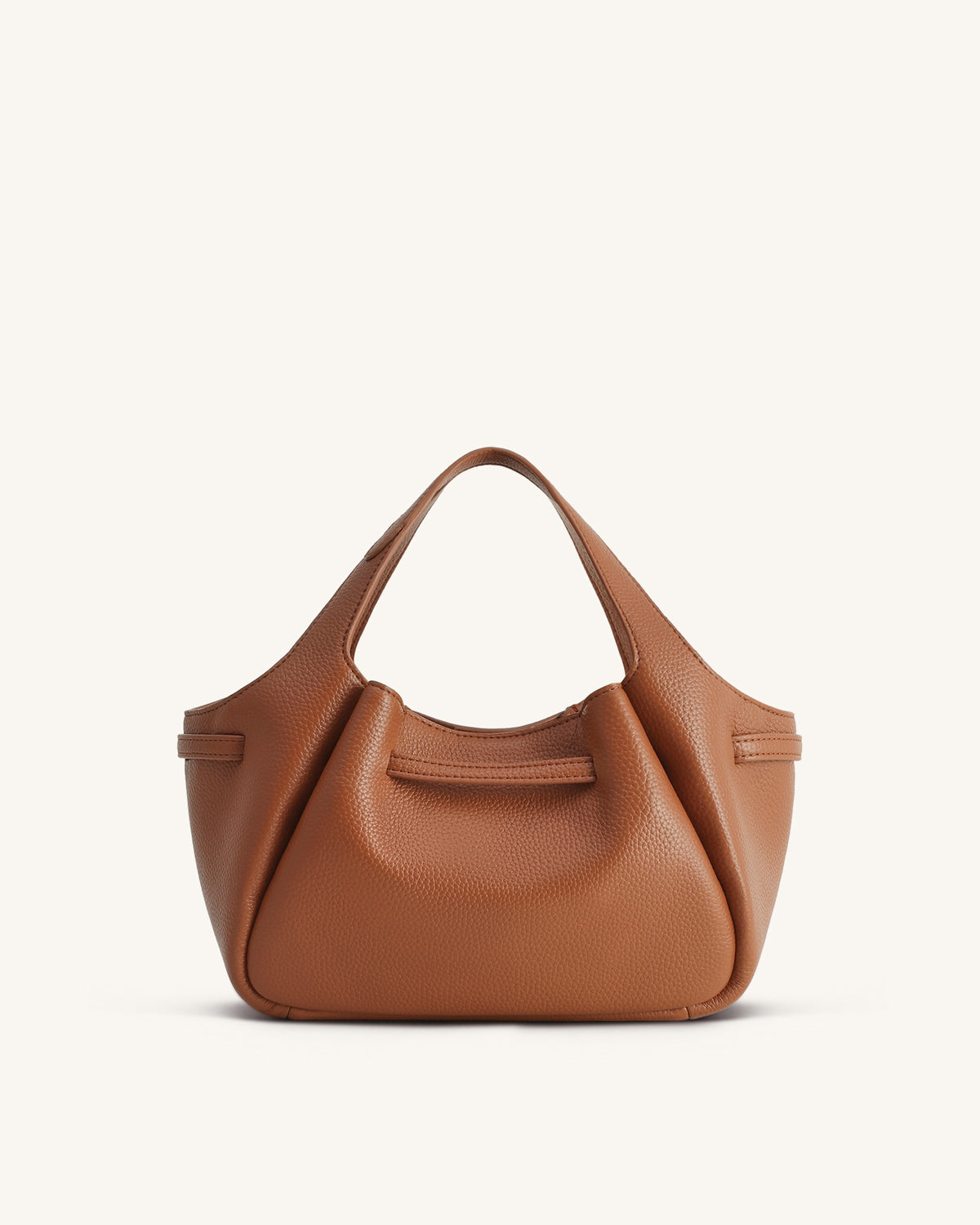 Mabel Soft Bow Tote Bag - Caramel Brown - view 3