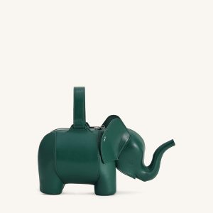 Claire Elephant Shaped Handbag - Green - view 1