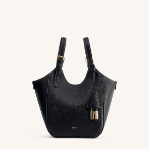 Ines Padlock Tote Bag - Black - view 1