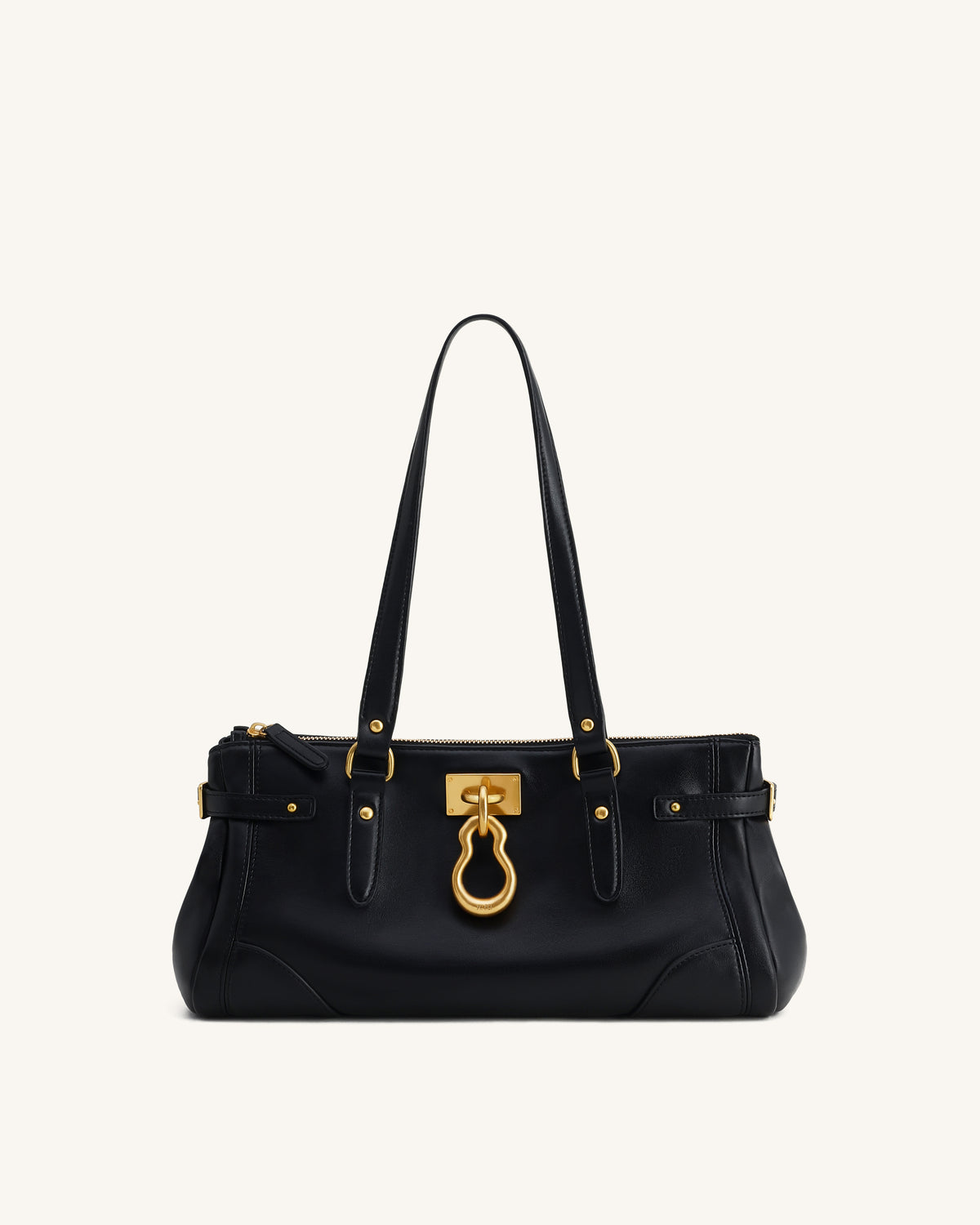 Yvette Elongated Tote Bag - Black - view 1