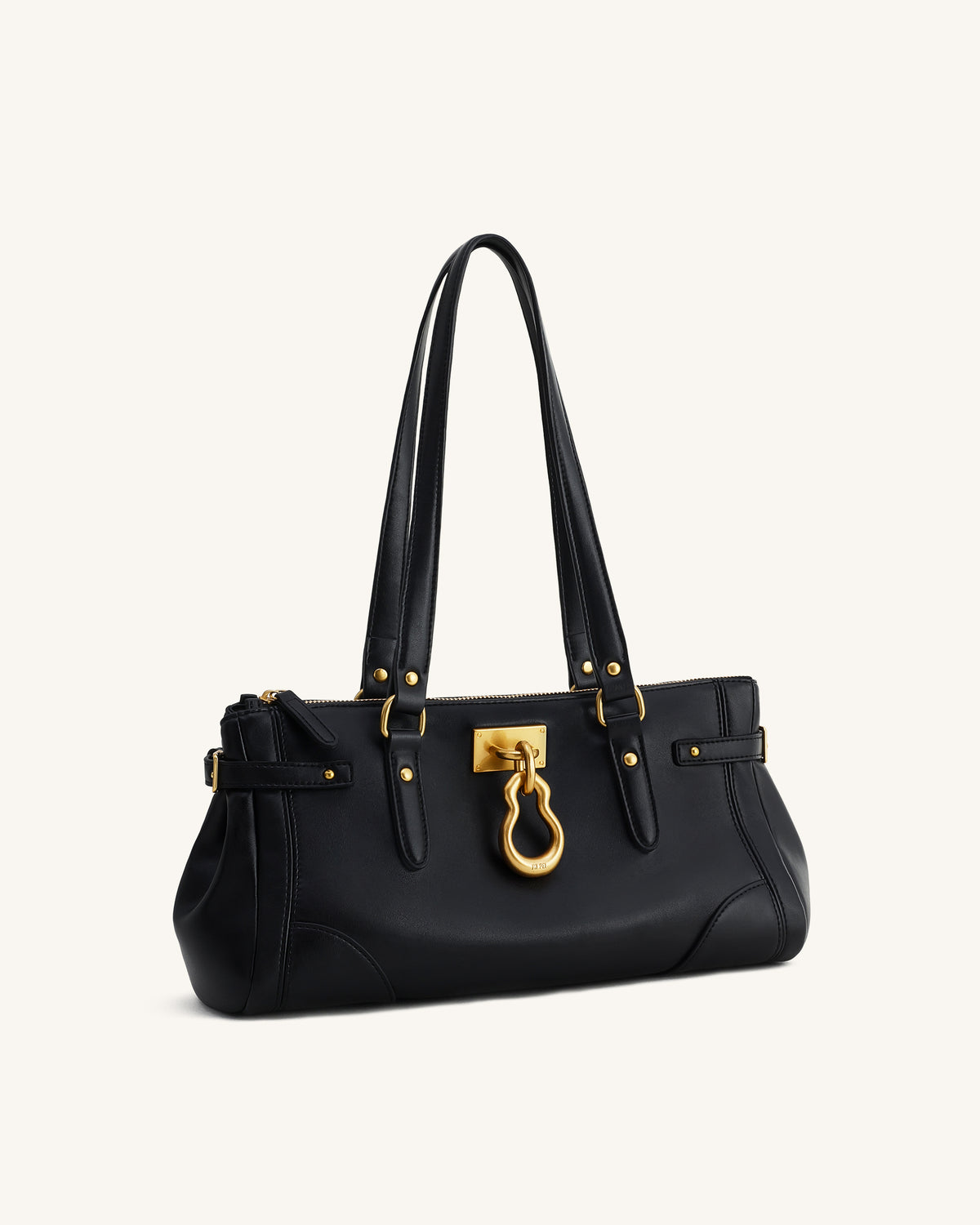Yvette Elongated Tote Bag - Black - view 3