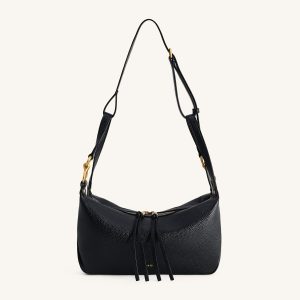 Selia Soft-Grain Crossbody Bag - Black - view 1