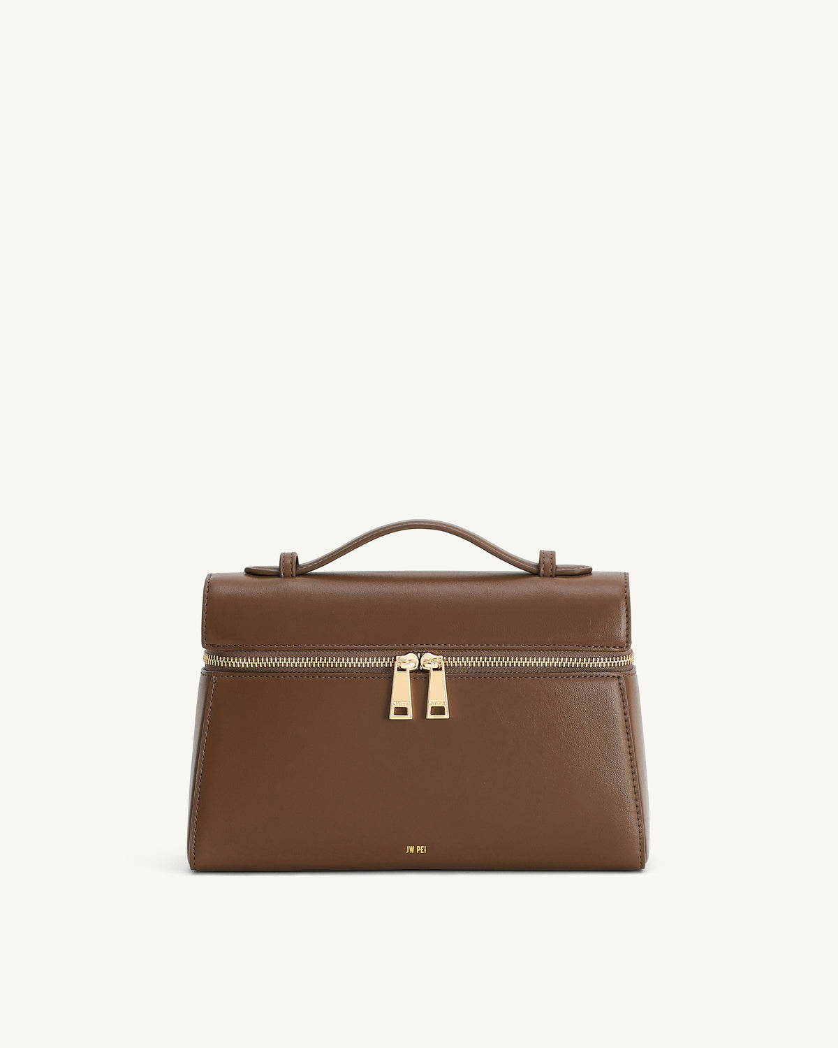 Thea Large Top Handle Bag - Mocha Brown - view 1