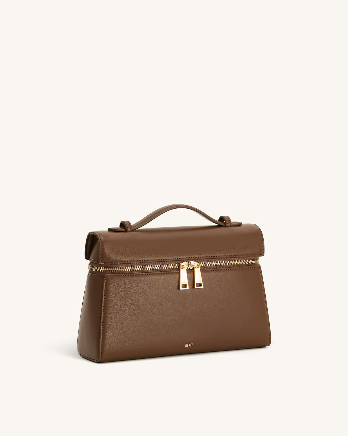 Thea Large Top Handle Bag - Mocha Brown - view 2