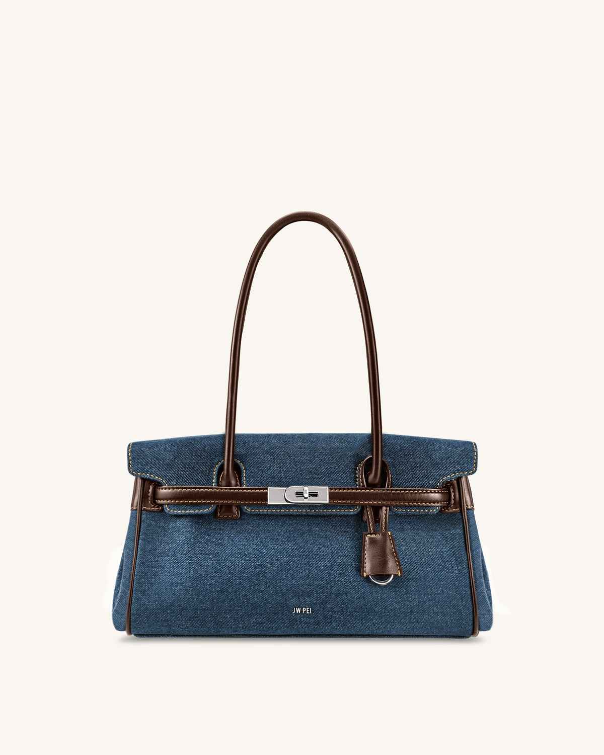 Yara Denim Shoulder Bag - Blue - view 1