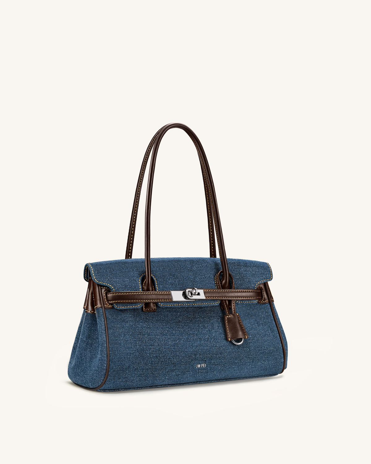 Yara Denim Shoulder Bag - Blue - view 2
