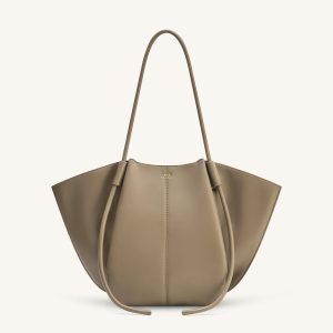 Nala Wide Tote Bag - Taupe - view 1