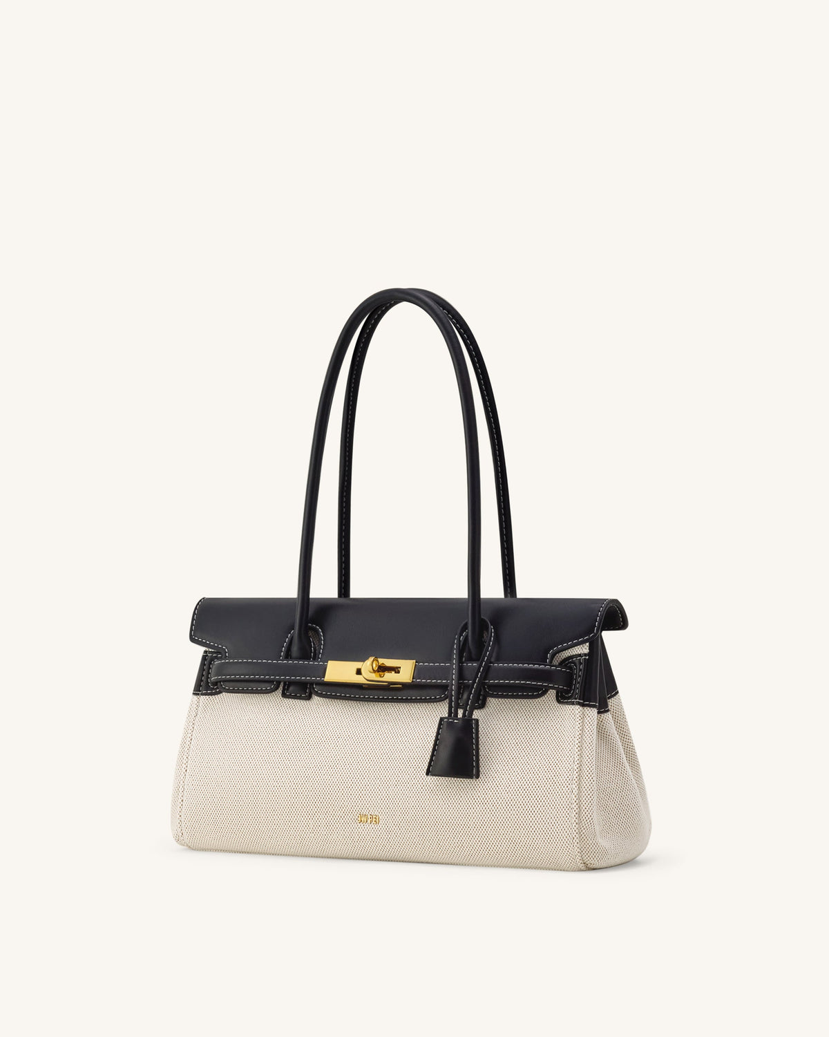 Yara Shoulder Bag - Black Canvas - view 3