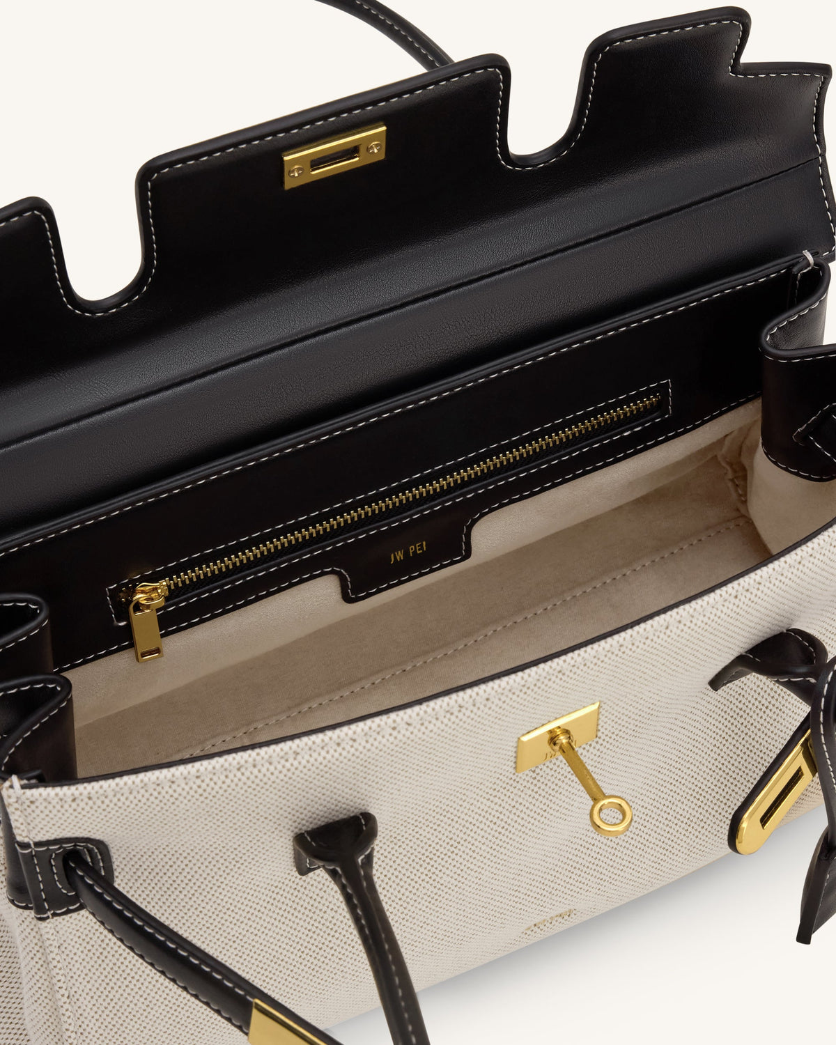 Yara Shoulder Bag - Black Canvas - view 5