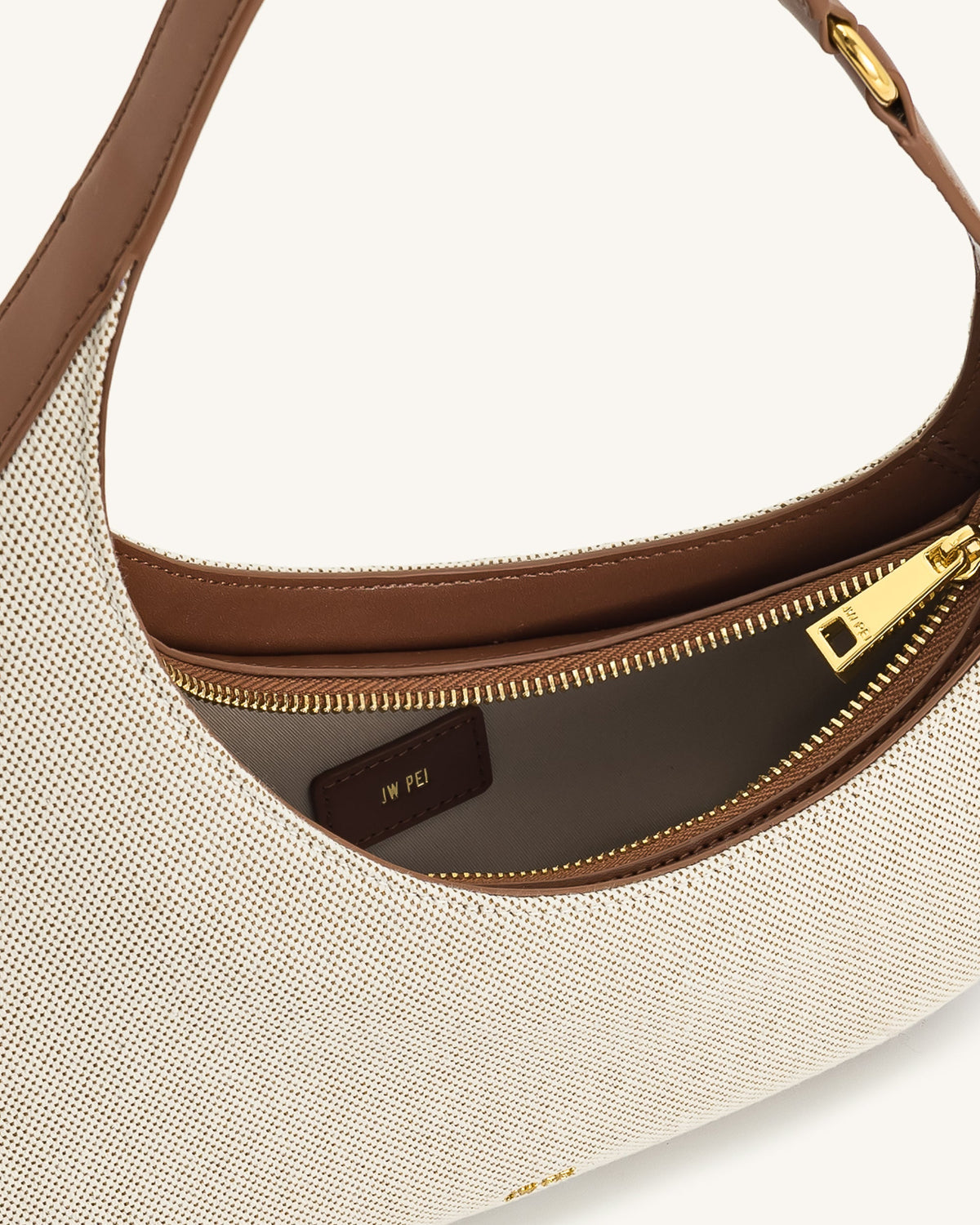 Harlee Shoulder Bag - Brown Canvas - view 5