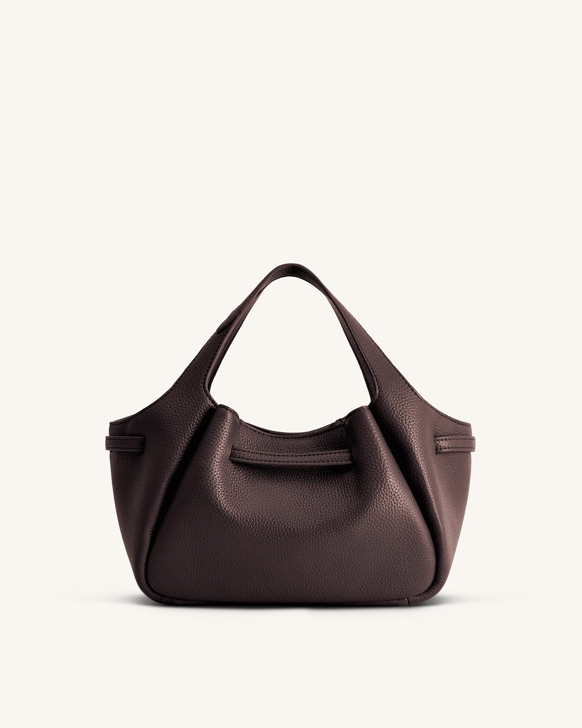Mabel Soft Bow Tote Bag - Dark Brown - view 4