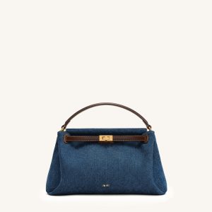 Carmen Top Handle Bag - Blue Denim - view 1