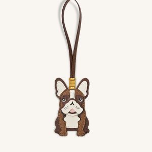 French Bulldog Bag Charm - Brown - view 1