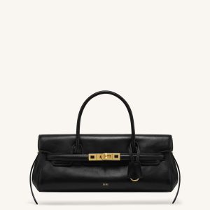 Yara Small Top Handle Shoulder Bag - Black - view 1