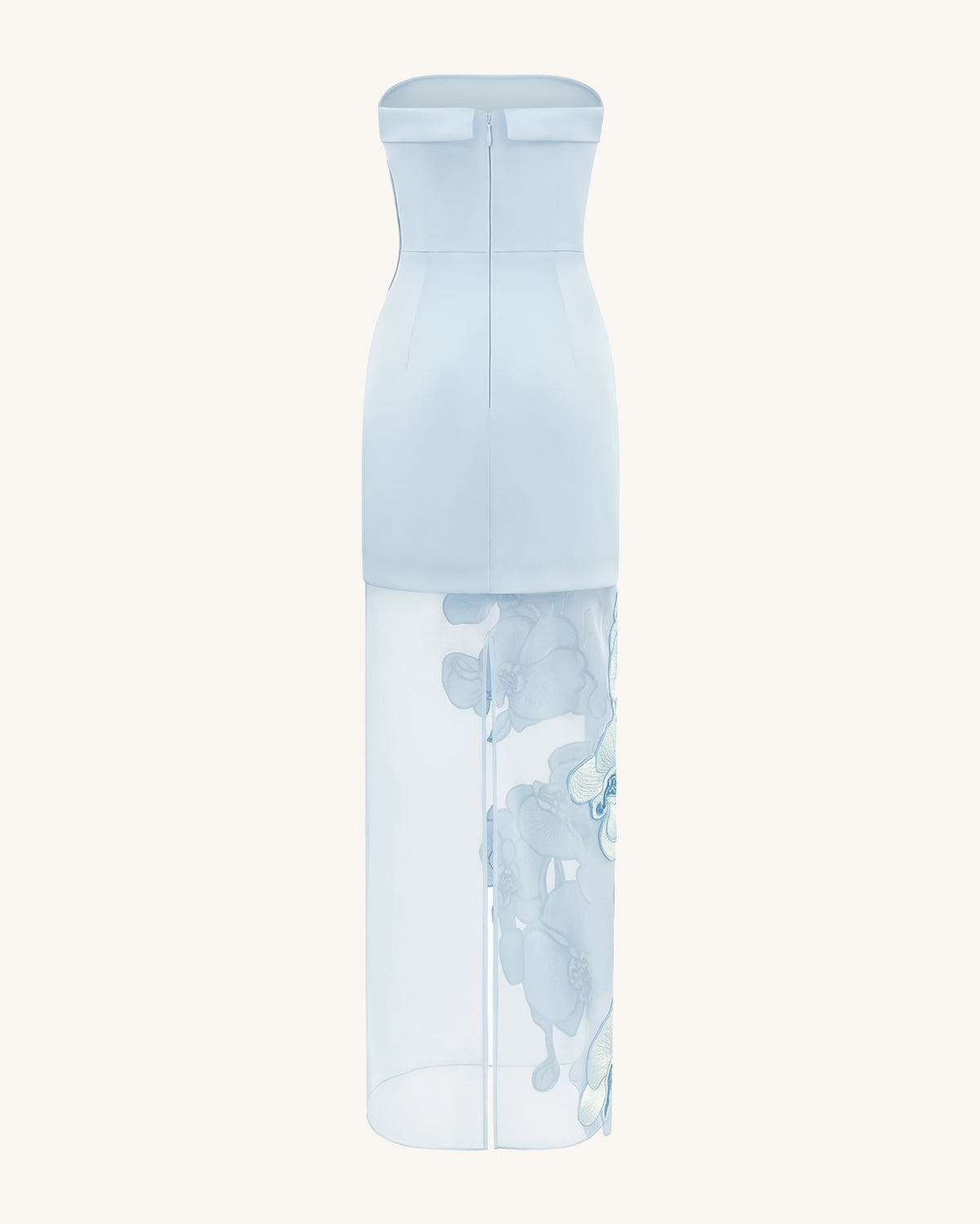 Orchid Embroidered Dress - Light Blue - view 5