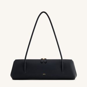 Nova Minimalist Shoulder Bag - Jet Black - view 1