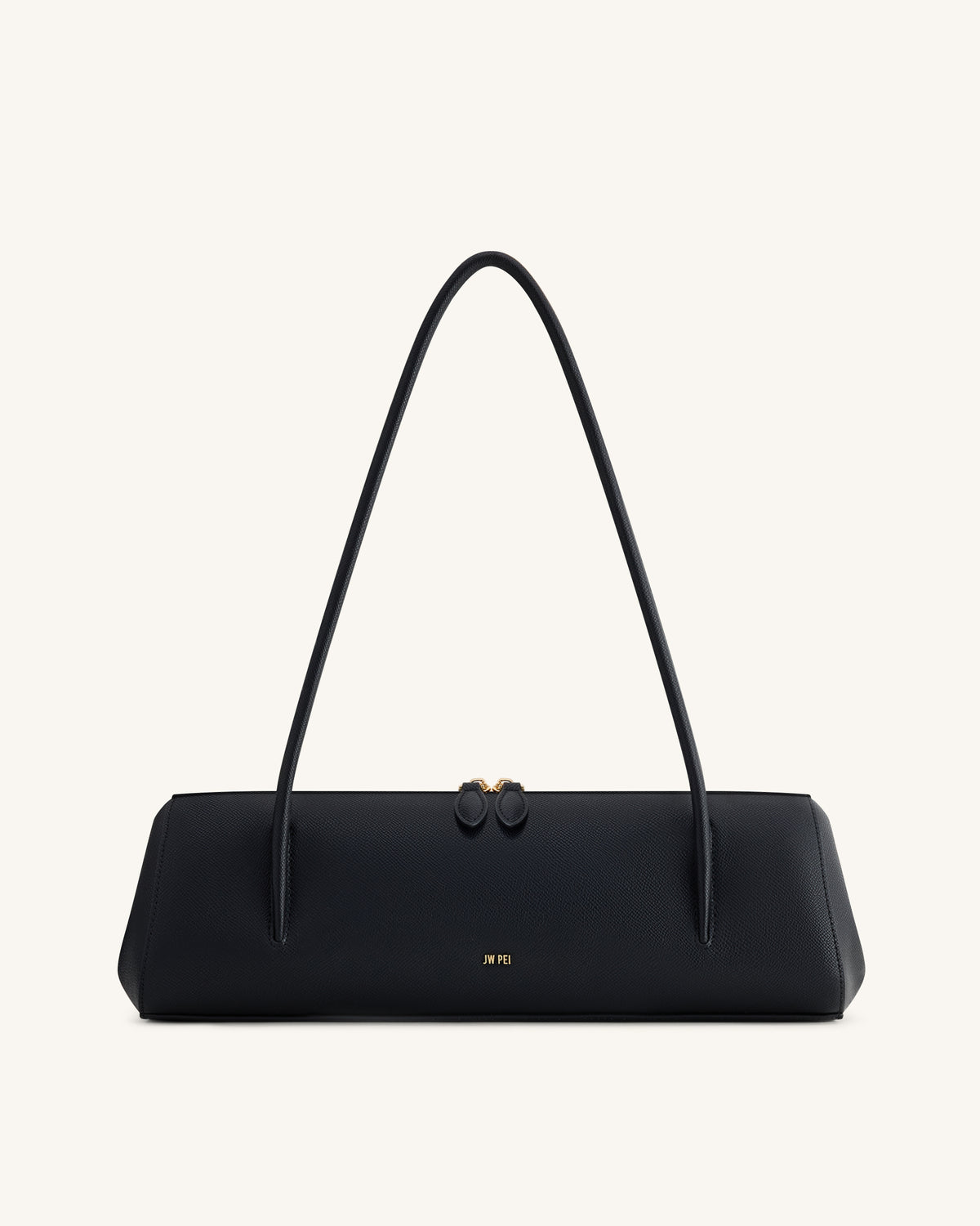 Nova Minimalist Shoulder Bag - Jet Black - view 1