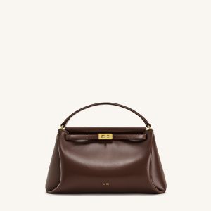 Carmen Top Handle Bag - Reddish Brown - view 1