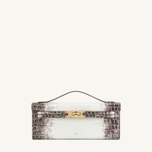 Bria Structured Top Handle Bag - White Croc - view 1