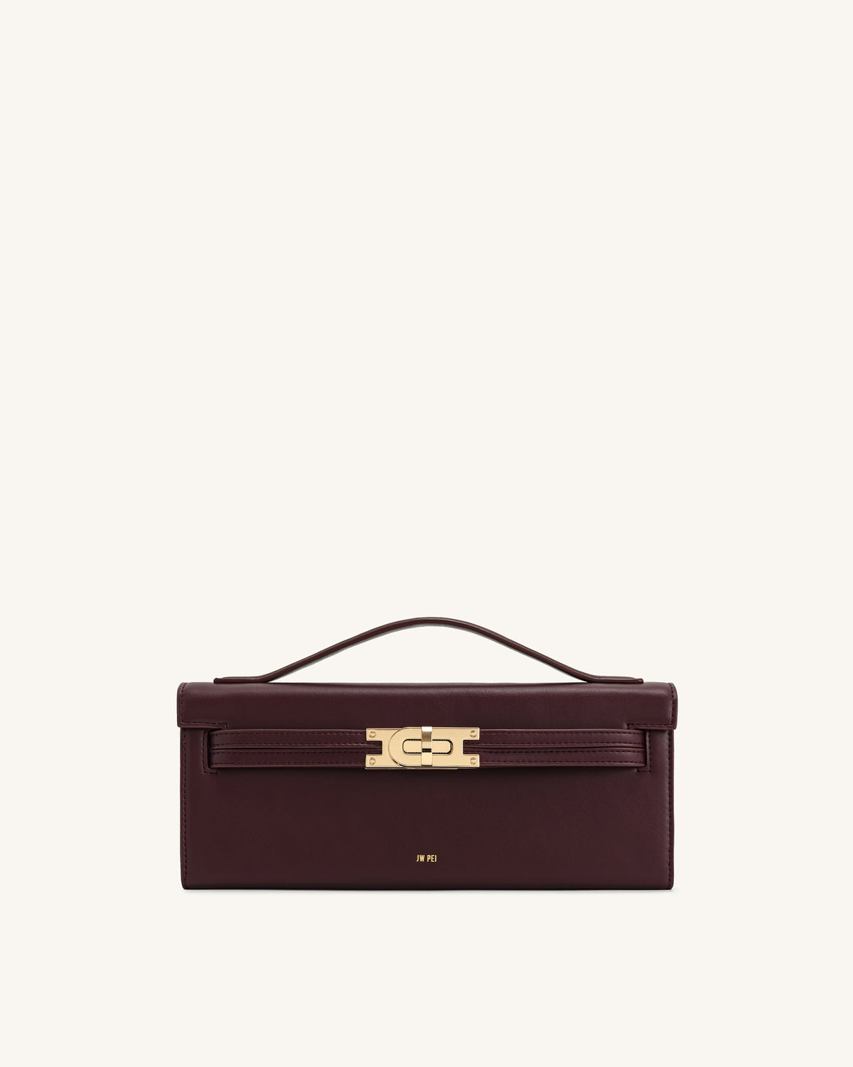 Bria Structured Top Handle Bag - Deep Burgundy - view 1