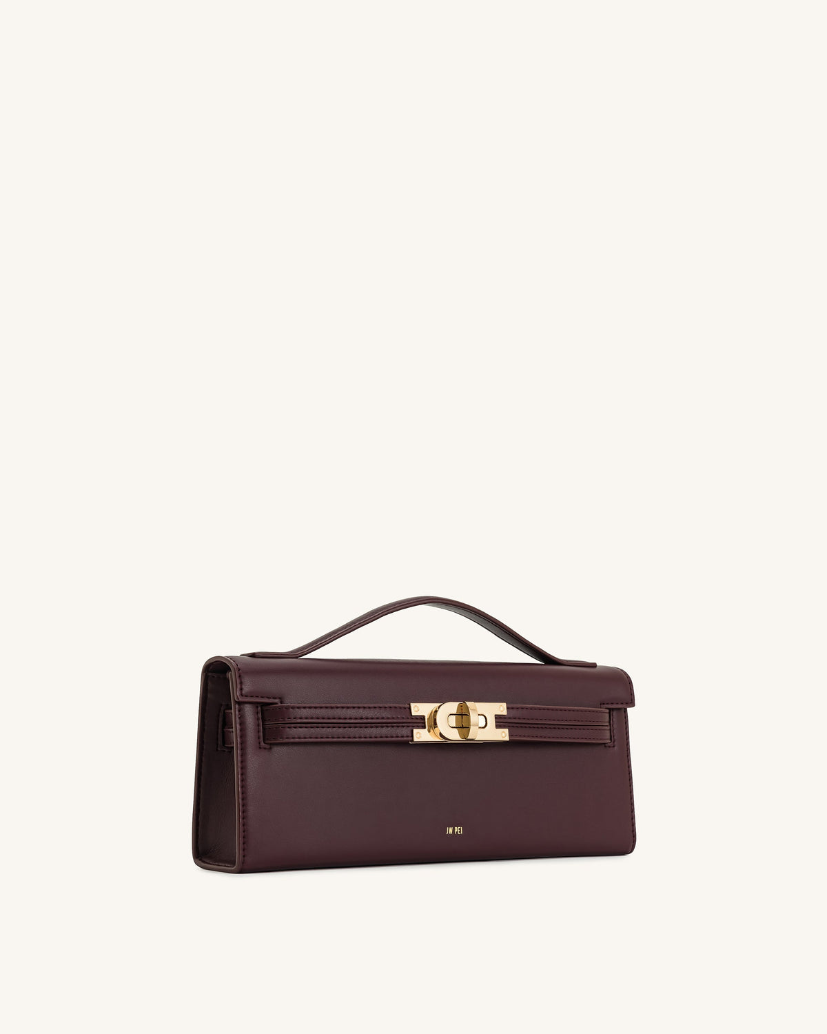Bria Structured Top Handle Bag - Deep Burgundy - view 3