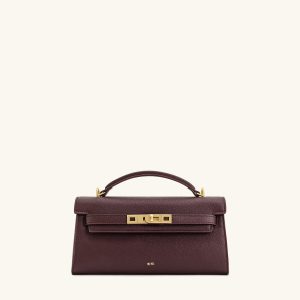 Noor Top Handle Bag - Deep Burgundy - view 1