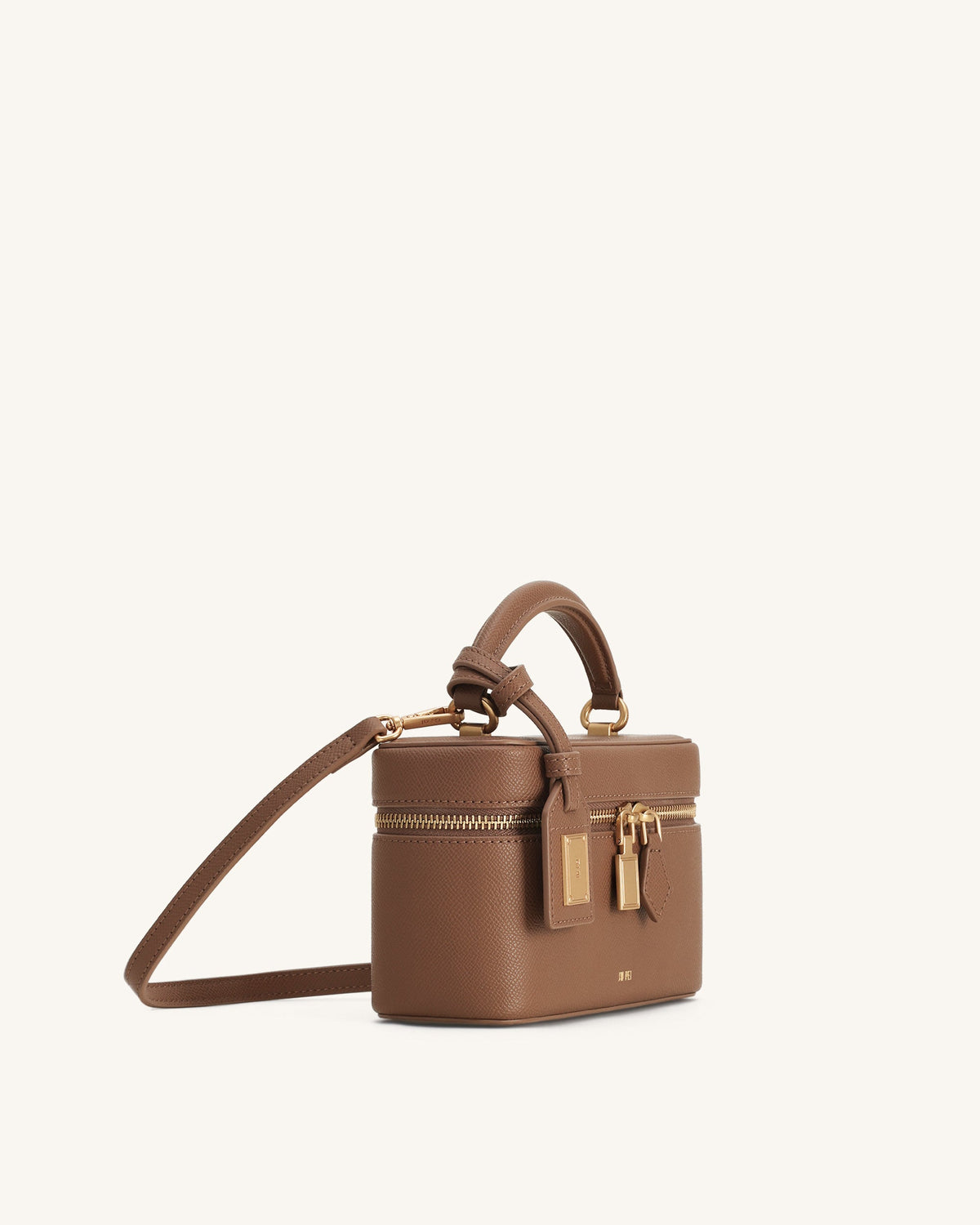 Cleo Box Shape Top Handle Bag - Brown - view 2