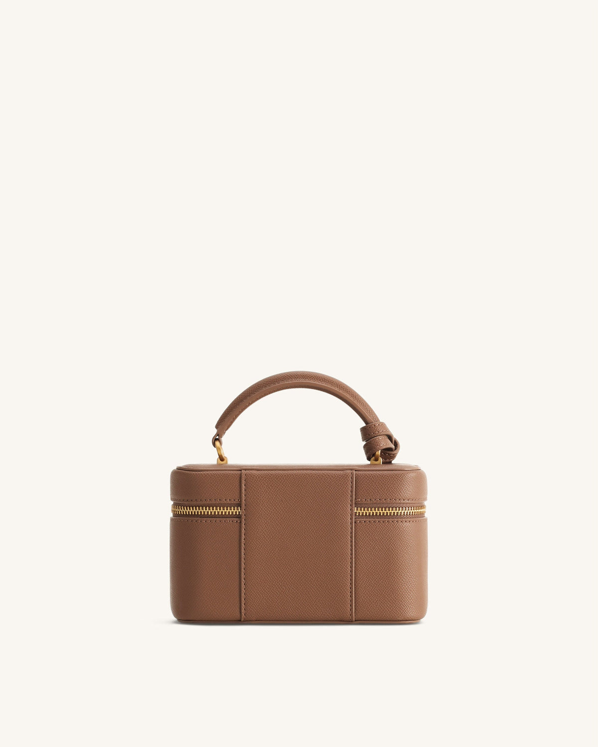 Cleo Box Shape Top Handle Bag - Brown - view 3
