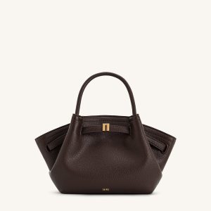 Hana Mini Tote Bag - Dark Brown - view 1