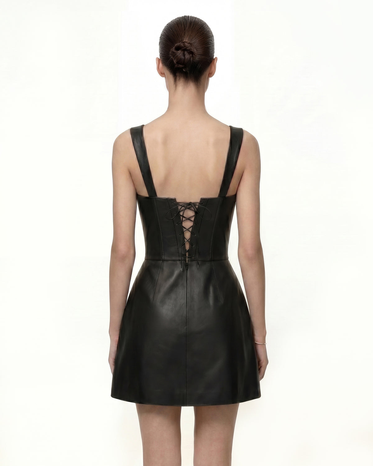 Iris Floral Print Corset Dress - Black - view 2