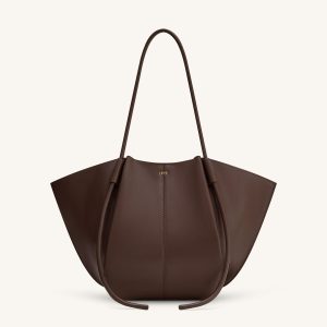 Nala Wide Tote Bag - Deep Brown - view 1
