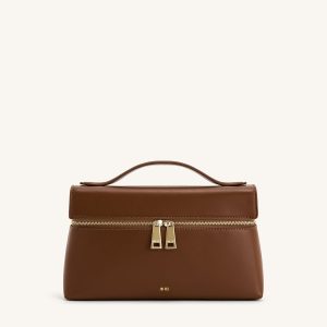 Thea Top Handle Bag - Brown - view 1