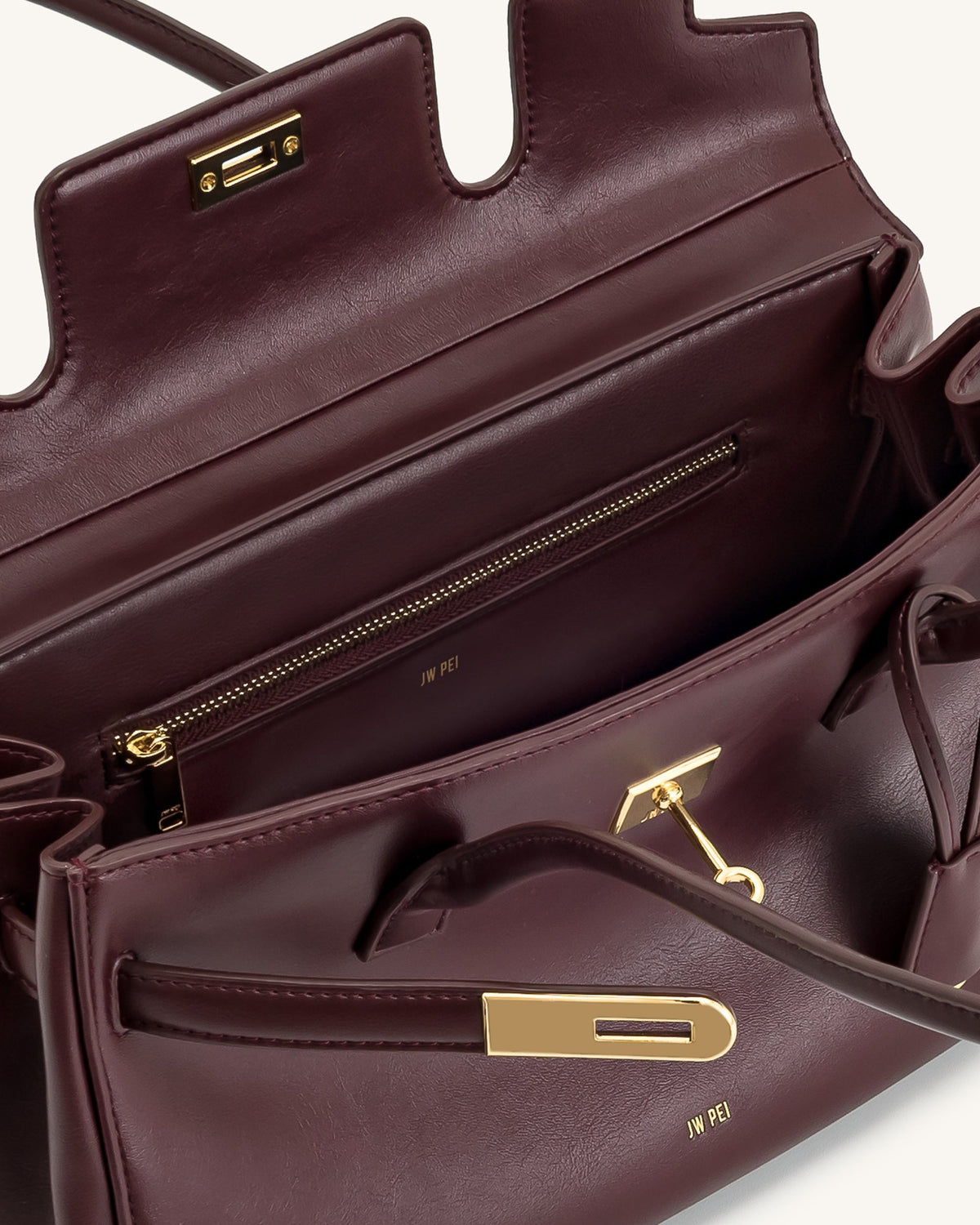 Yara Shoulder Bag - Deep Burgundy - view 5