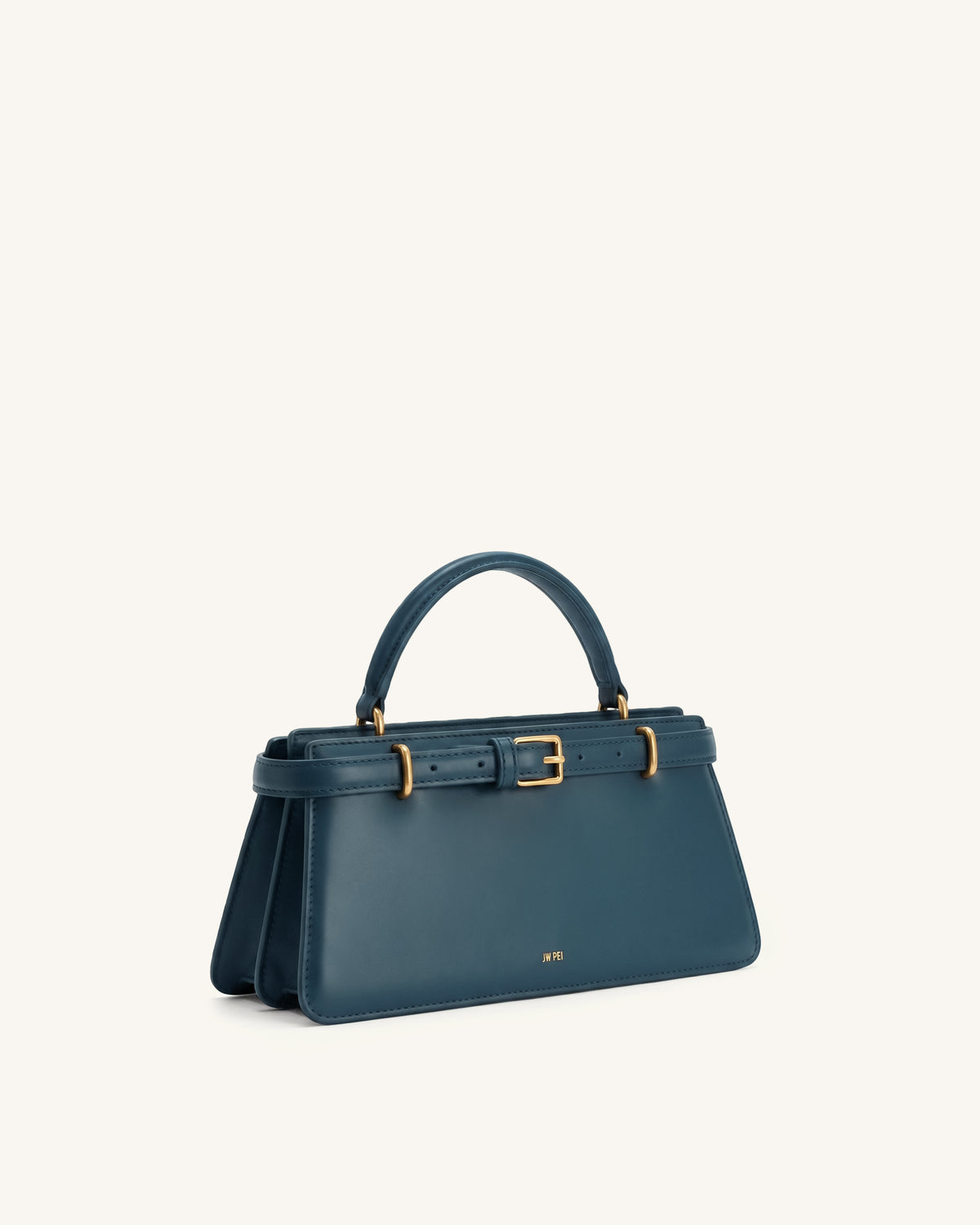 Elena Classic Top Handle Bag - Navy - view 2