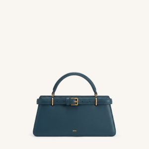 Elena Classic Top Handle Bag - Navy - view 1
