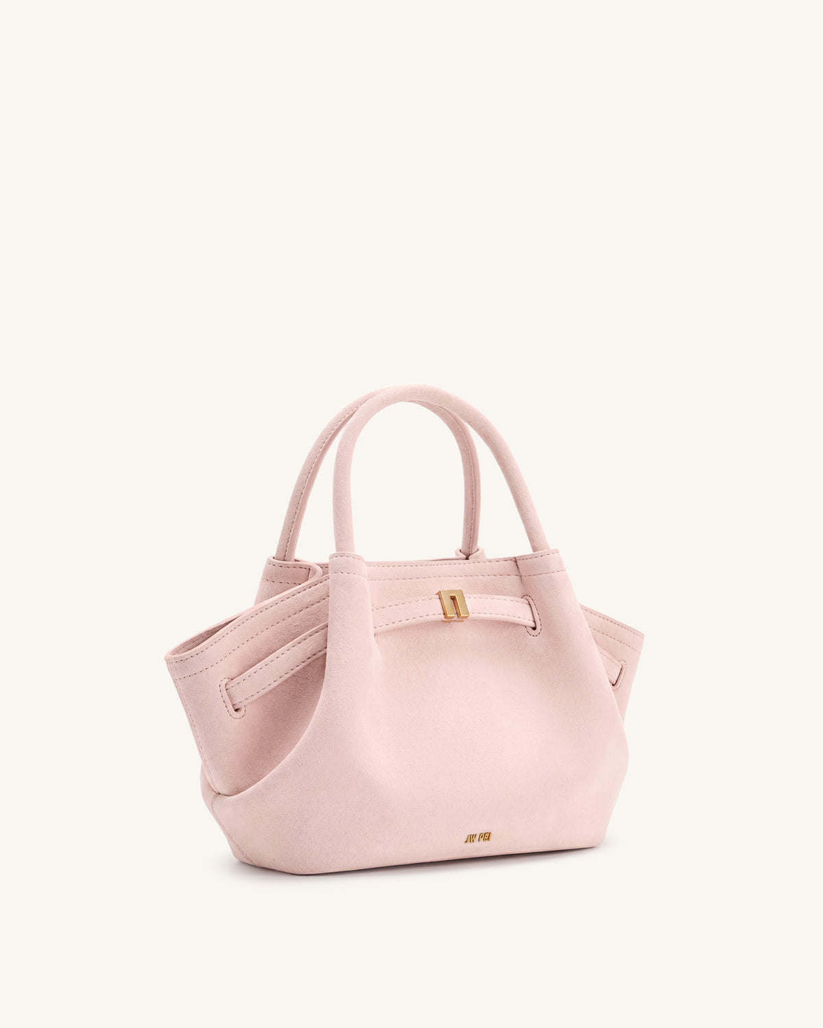 Hana Mini Faux Suede Tote Bag - Pink - view 2