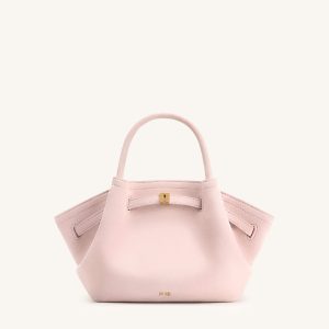 Hana Mini Faux Suede Tote Bag - Pink - view 1