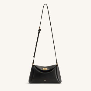Greta Twist-Lock Crossbody Bag - Black - view 1
