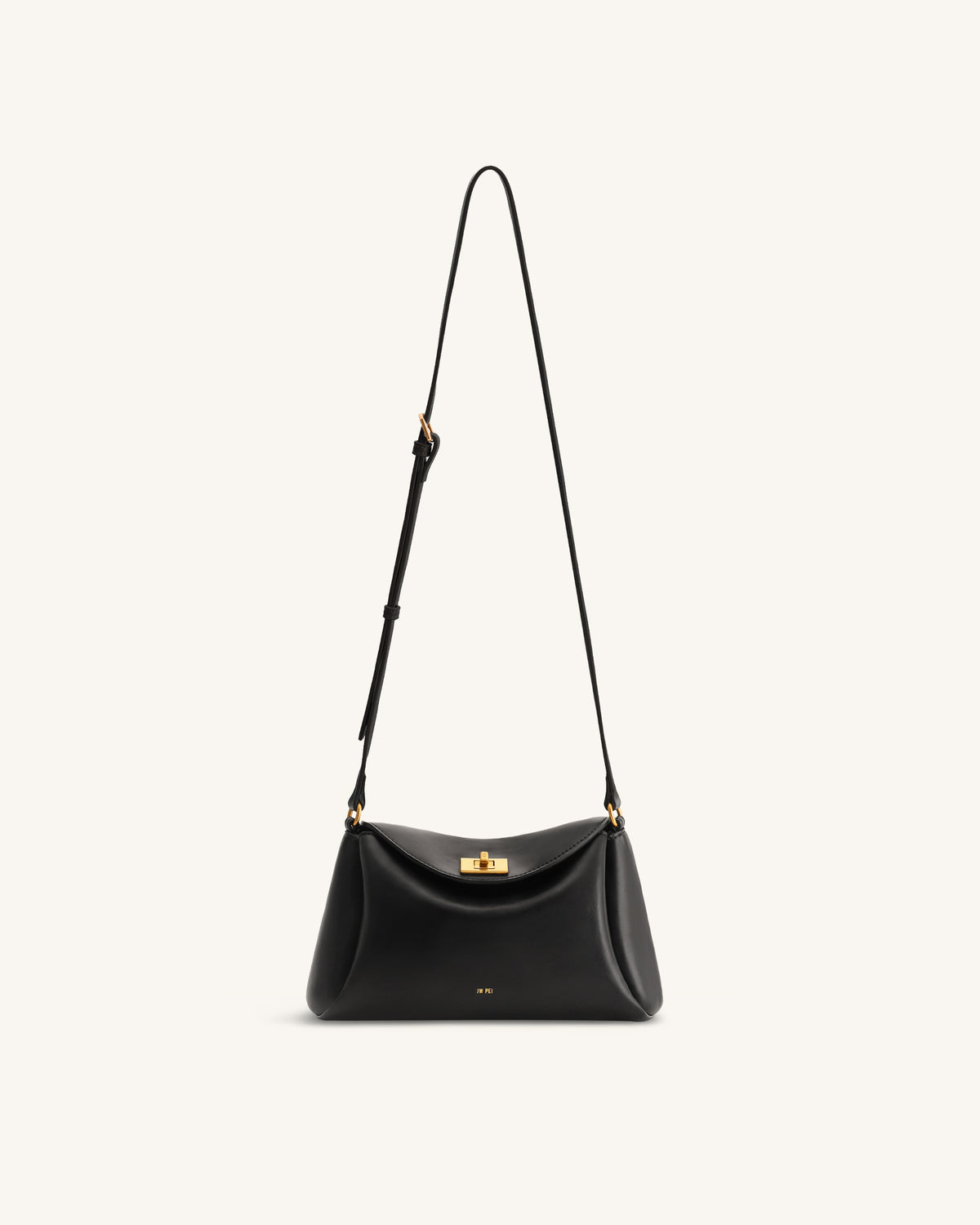 Greta Twist-Lock Crossbody Bag - Black - view 1