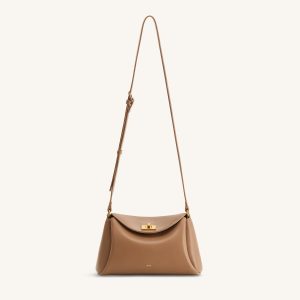 Greta Twist-Lock Crossbody Bag - Brown - view 1