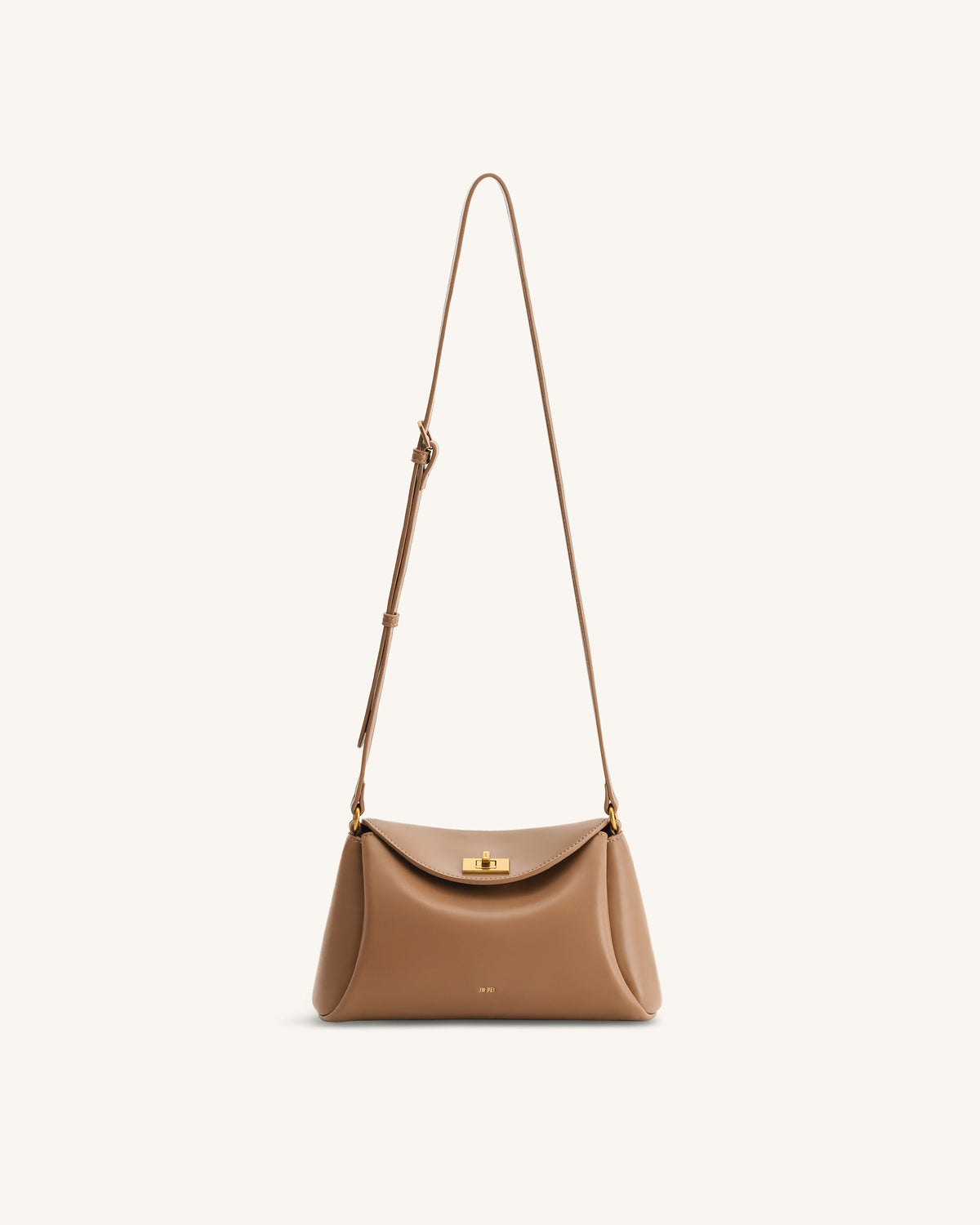 Greta Twist-Lock Crossbody Bag - Brown - view 1