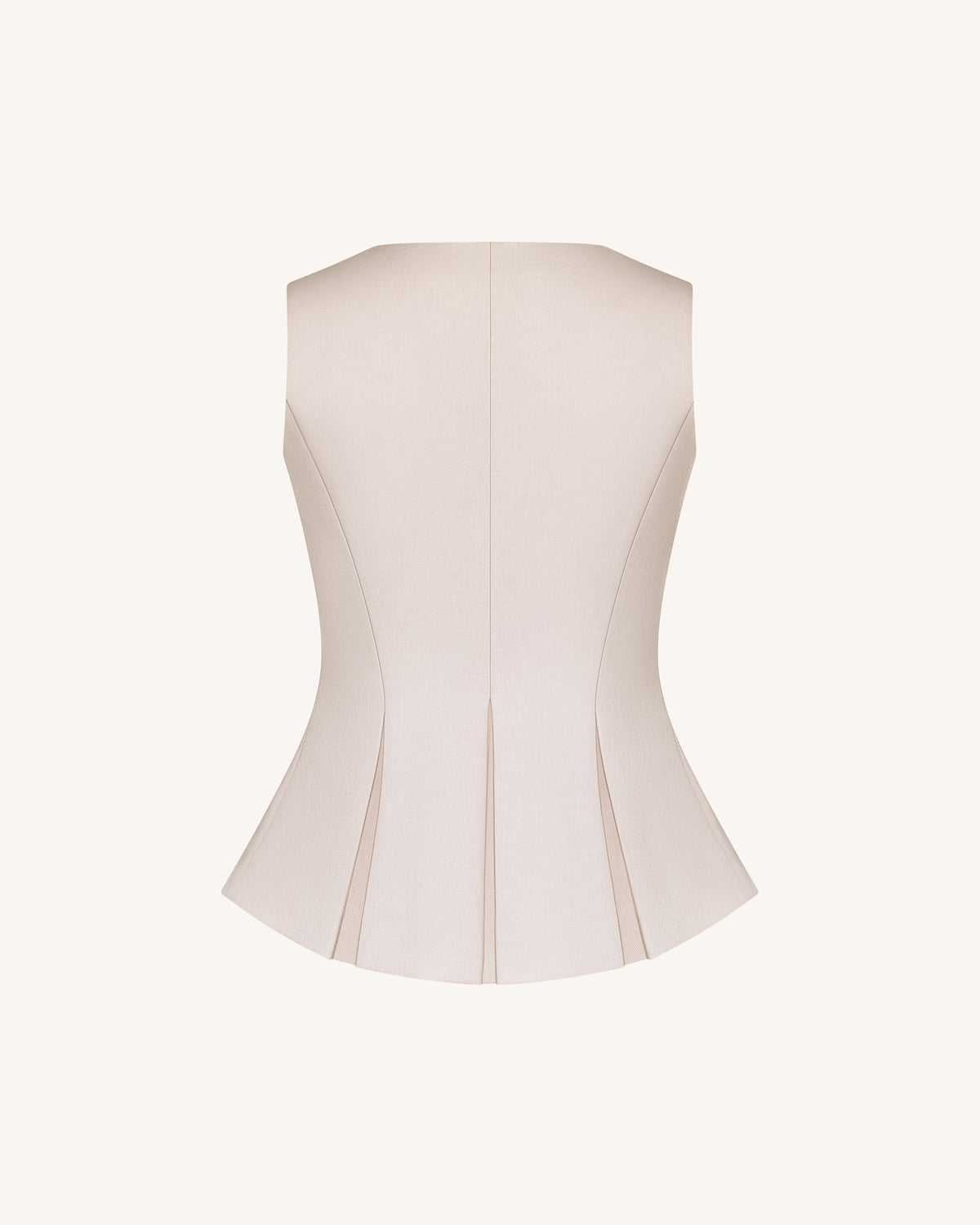 Structured Seam Round - Beige - view 7