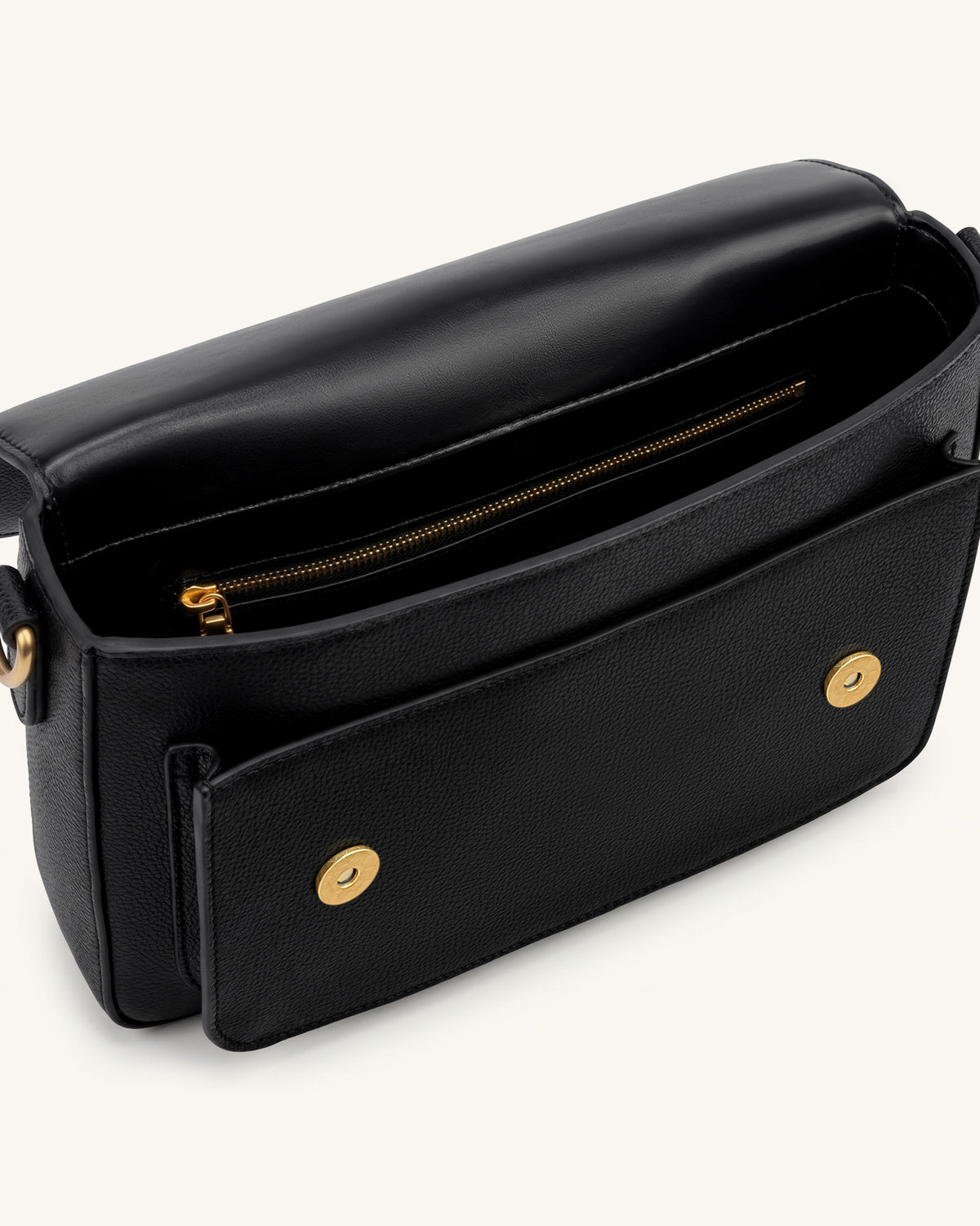 Mirelle Pebbled Top Handle Satchel - Black - view 4