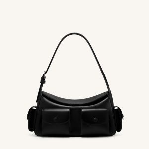 Corinne Multi-Pocket Shoulder Bag - Black - view 1