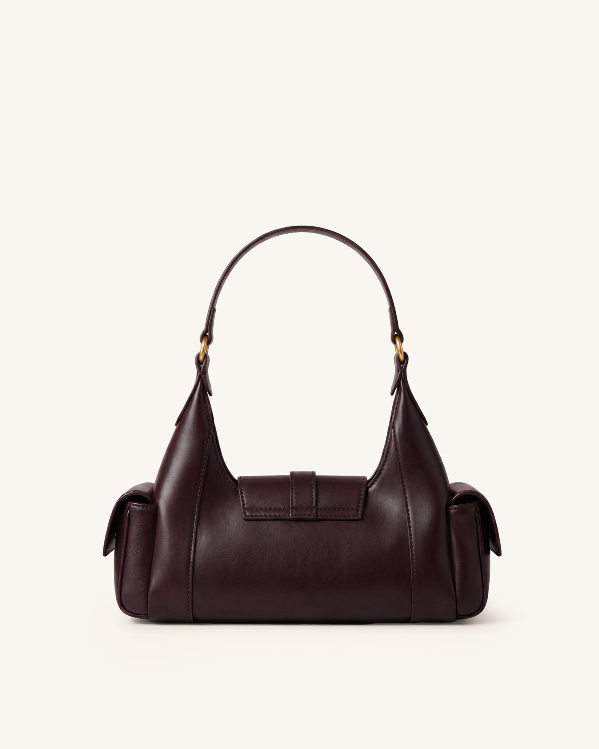Estelle Pocket Shoulder Bag - Dark Brown - view 3